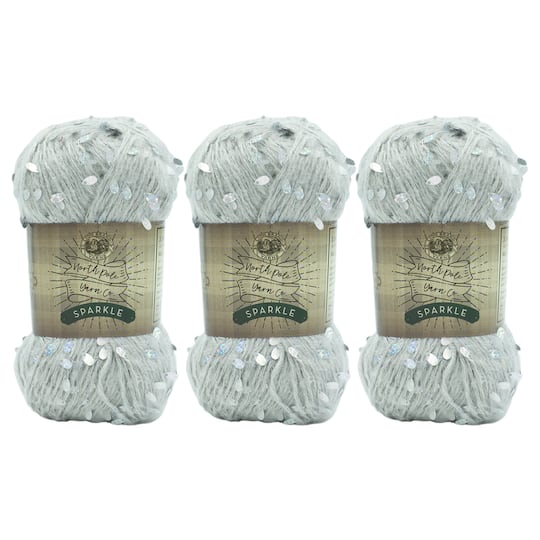 3 Pack Lion Brand® North Pole Yarn Co. Sparkle Yarn